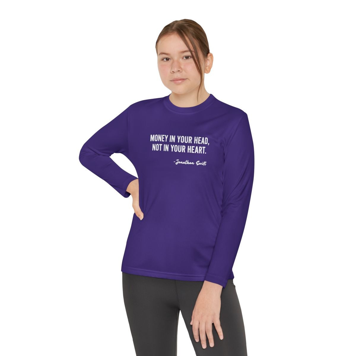 Youth Long Sleeve Motivational Tee