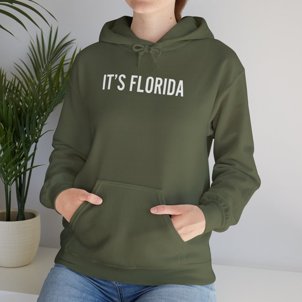 Florida Pride Hoodie - Unisex Heavy Blend with 'It's Florida' and State Outline